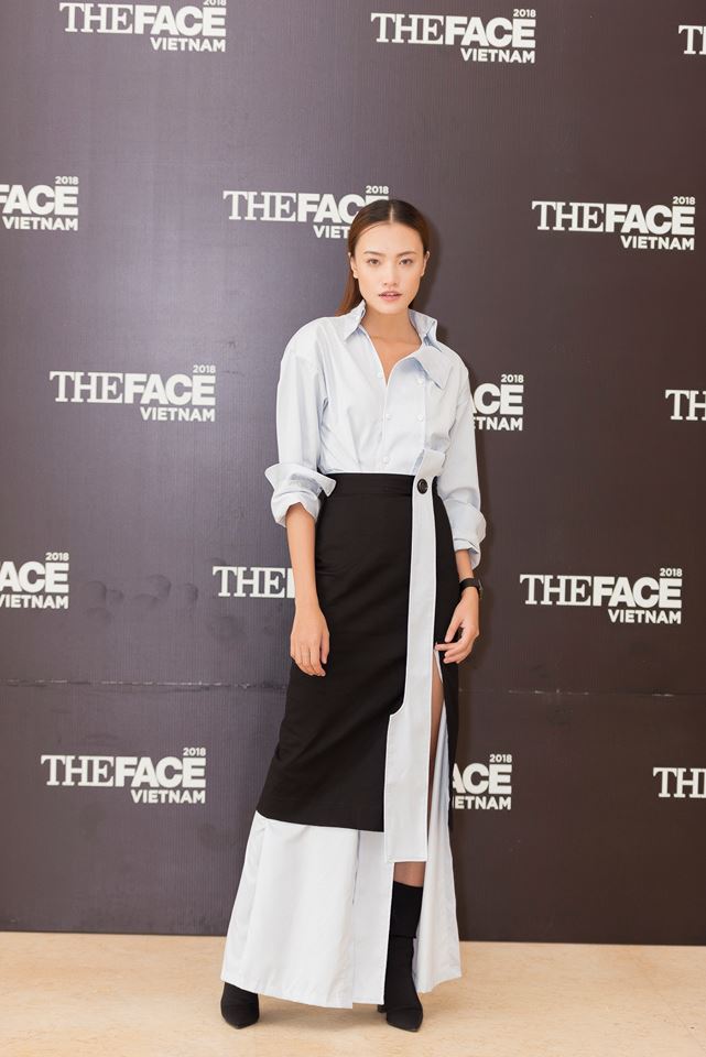 Tình cũ Kim Lý chơi trội với phong cách quý tộc trong buổi casting The Face Vietnam 2018